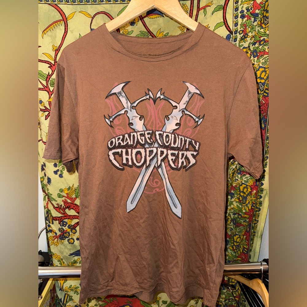 Orange County Choppers Brown Graphic Tee